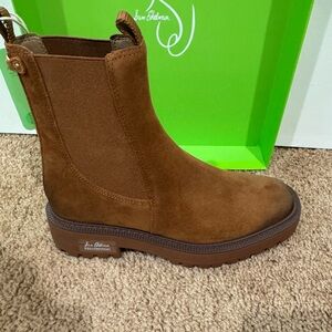 Sam Edelman Chestnut Suede Ankle Boots